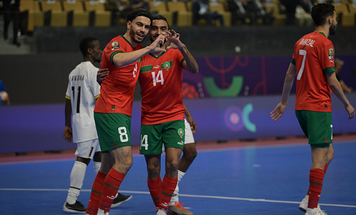 CAN de futsal : le Maroc qualifié en demi-finales en dominant le Ghana