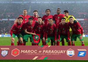 Football : Victoire du Maroc face au Paraguay à Lens