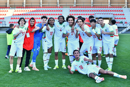 Tournoi de l’UNAF : L’équipe du Maroc U17 bat son homologue égyptienne