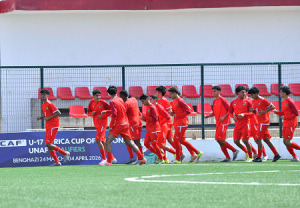 Tournoi UNAF U17 : Les Lionceaux de l’Atlas s’entrainent pour le dernier match face à la Libye