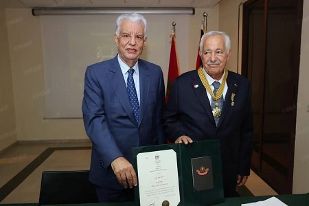 Maroc-Palestine : L&rsquo;ancien directeur de l&rsquo;ONDA, Ahmed El Biaz, décoré de l&rsquo;Ordre du Président Yasser Arafat